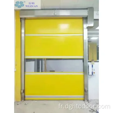 Porte d&#39;obturateur à grande vitesse en PVC de chambre propre